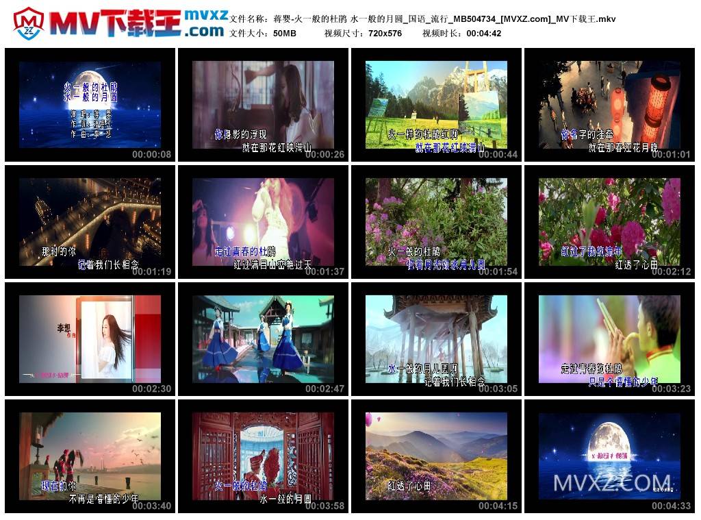 蒋婴-火一般的杜鹃 水一般的月圆_国语_流行_MB504734